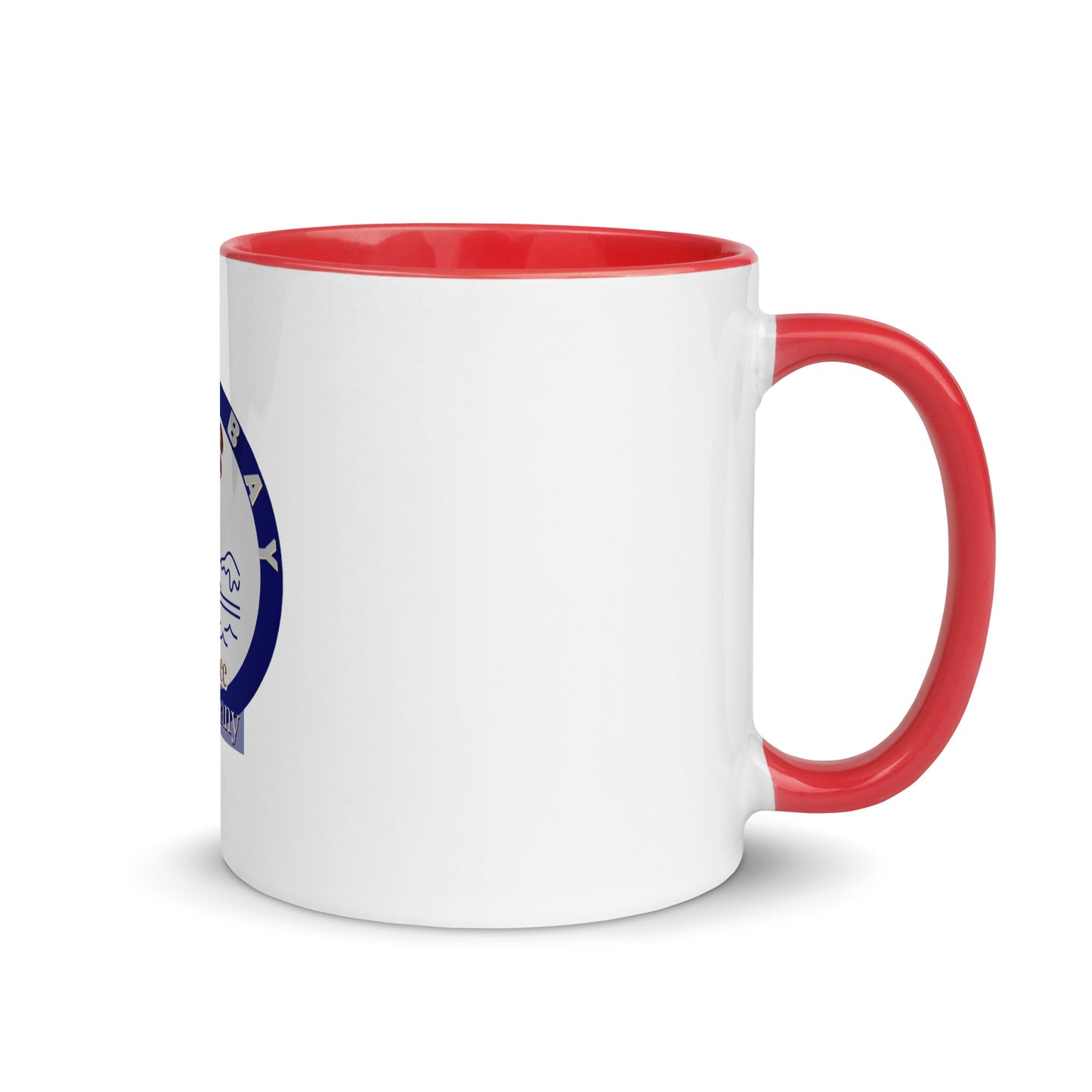 Blue Bay Mug With Color Inside
