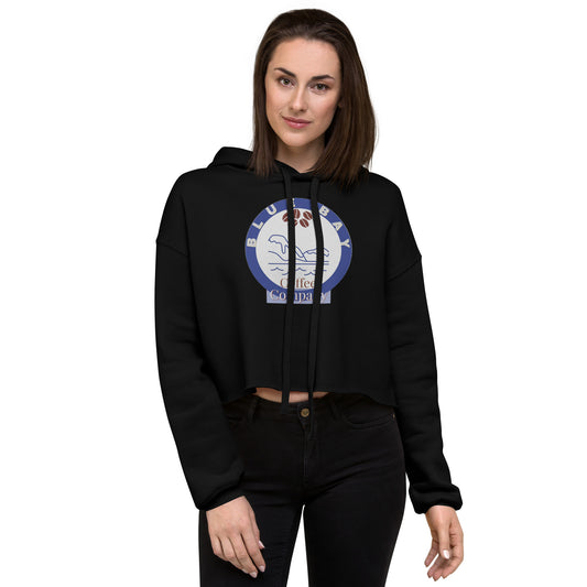 Blue Bay Crop Hoodie