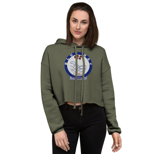 Blue Bay Crop Hoodie