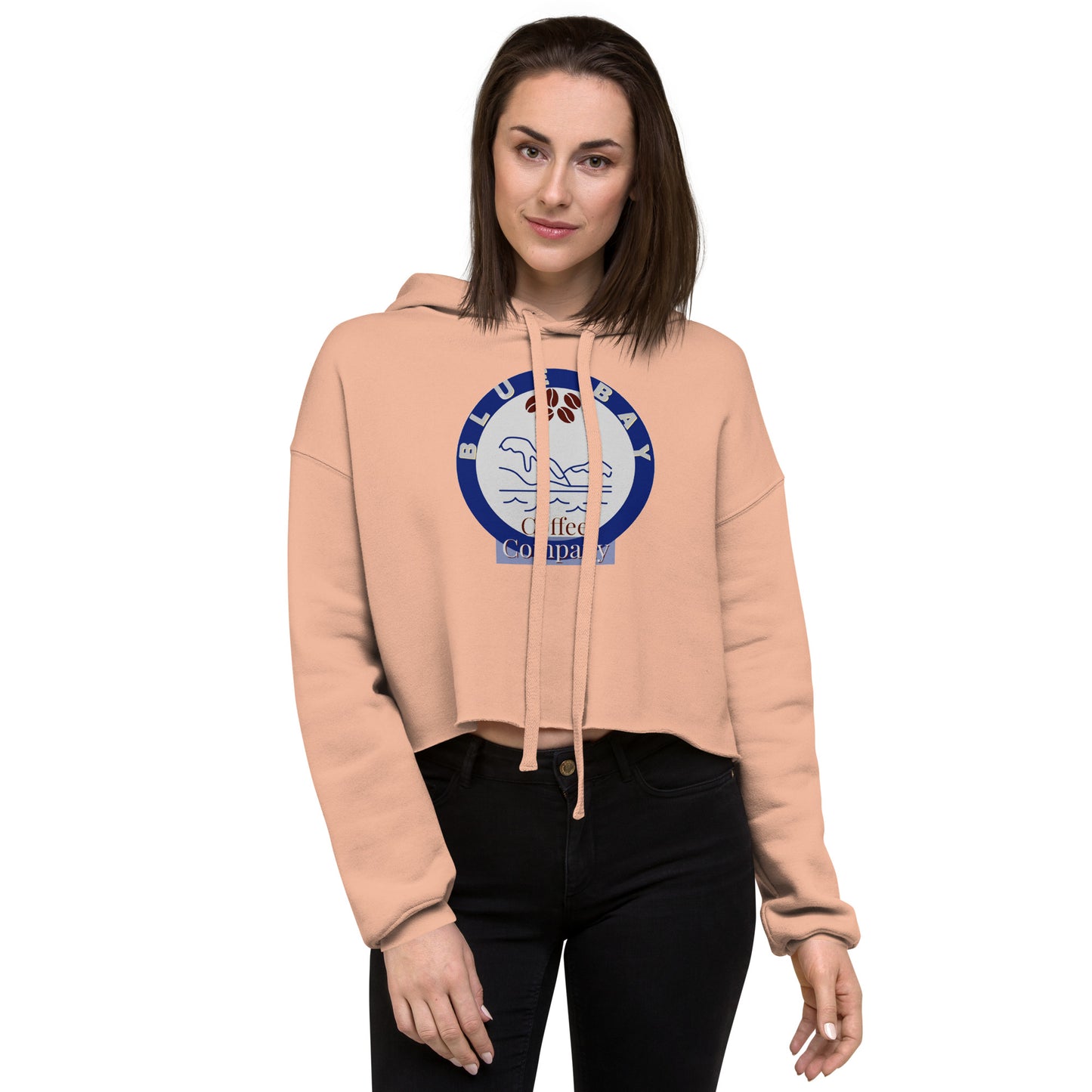 Blue Bay Crop Hoodie