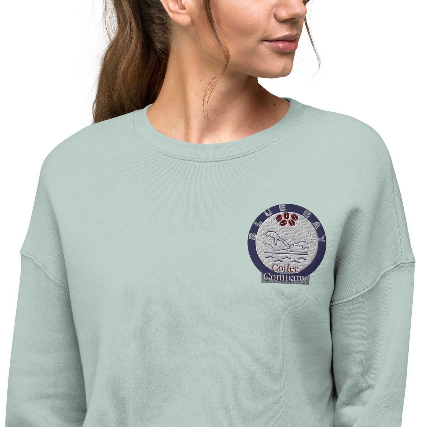 Blue Bay Crop Sweatshirt