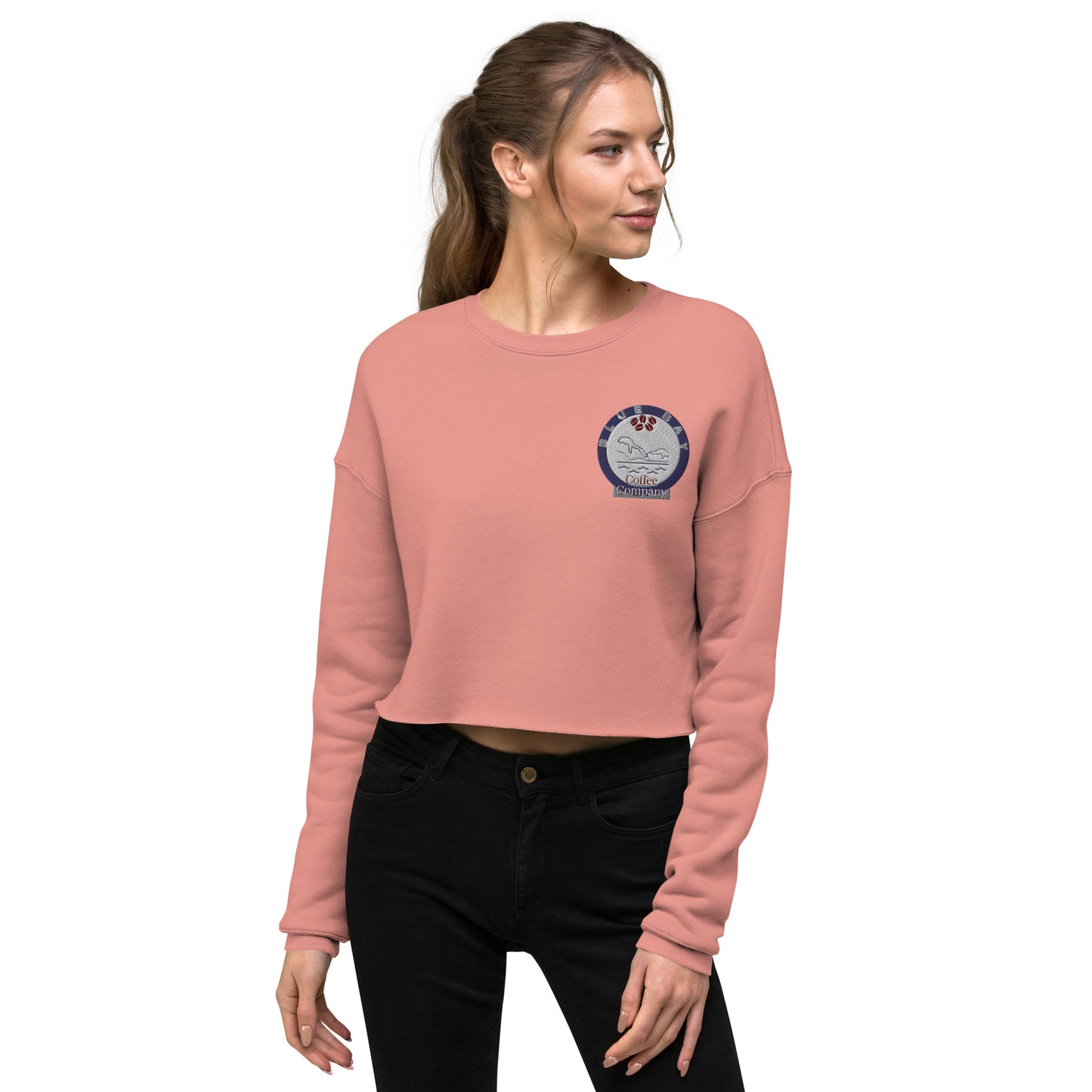 Blue Bay Crop Sweatshirt