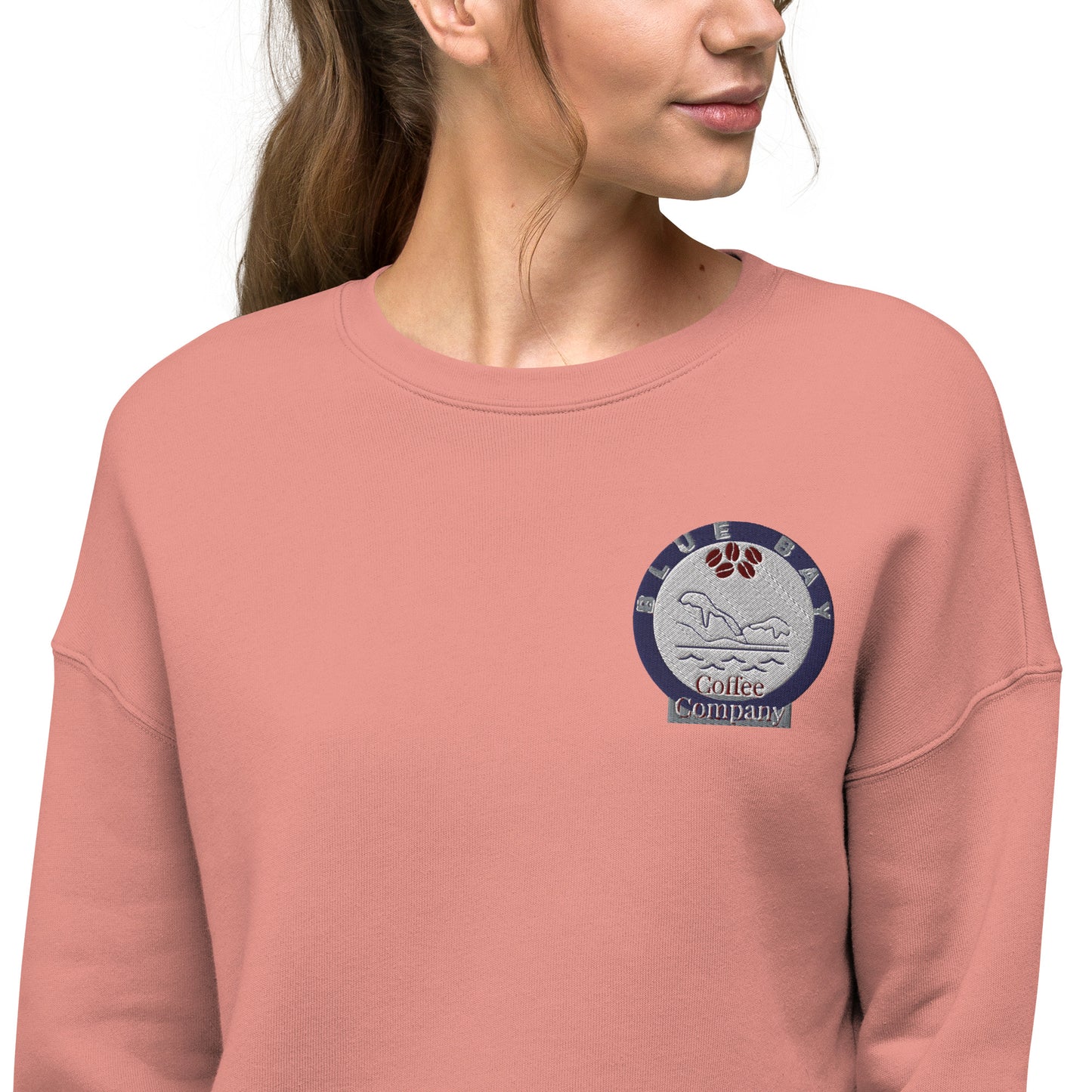 Blue Bay Crop Sweatshirt