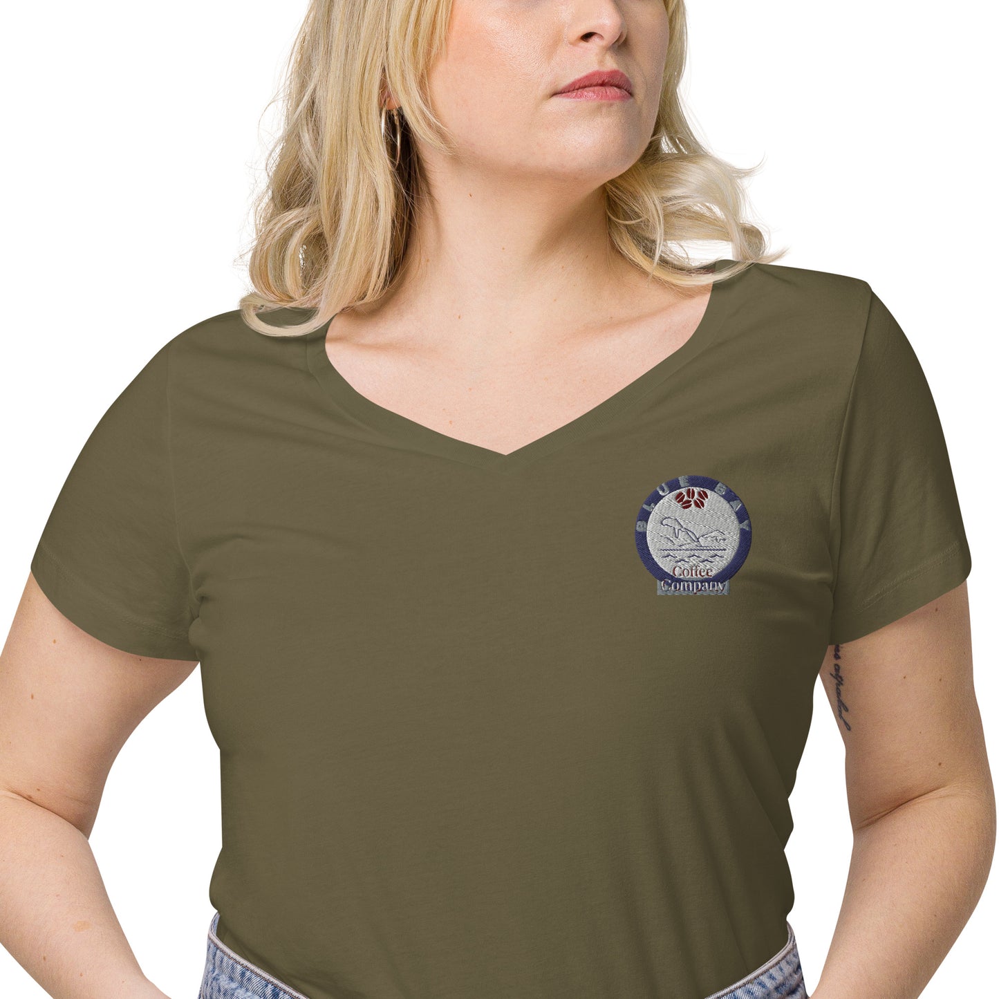 Blue Bay Women’s Fitted V-Neck T-Shirt