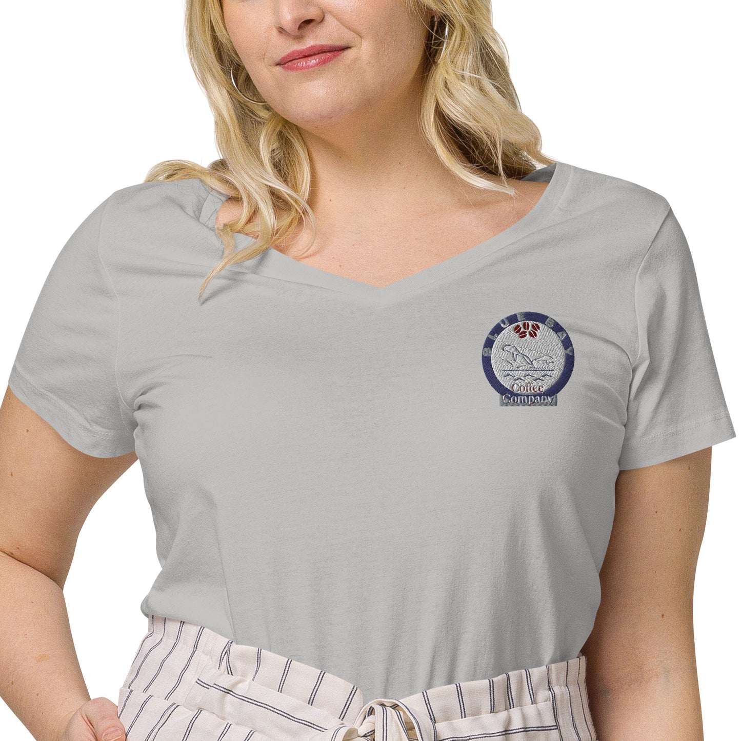 Blue Bay Women’s Fitted V-Neck T-Shirt