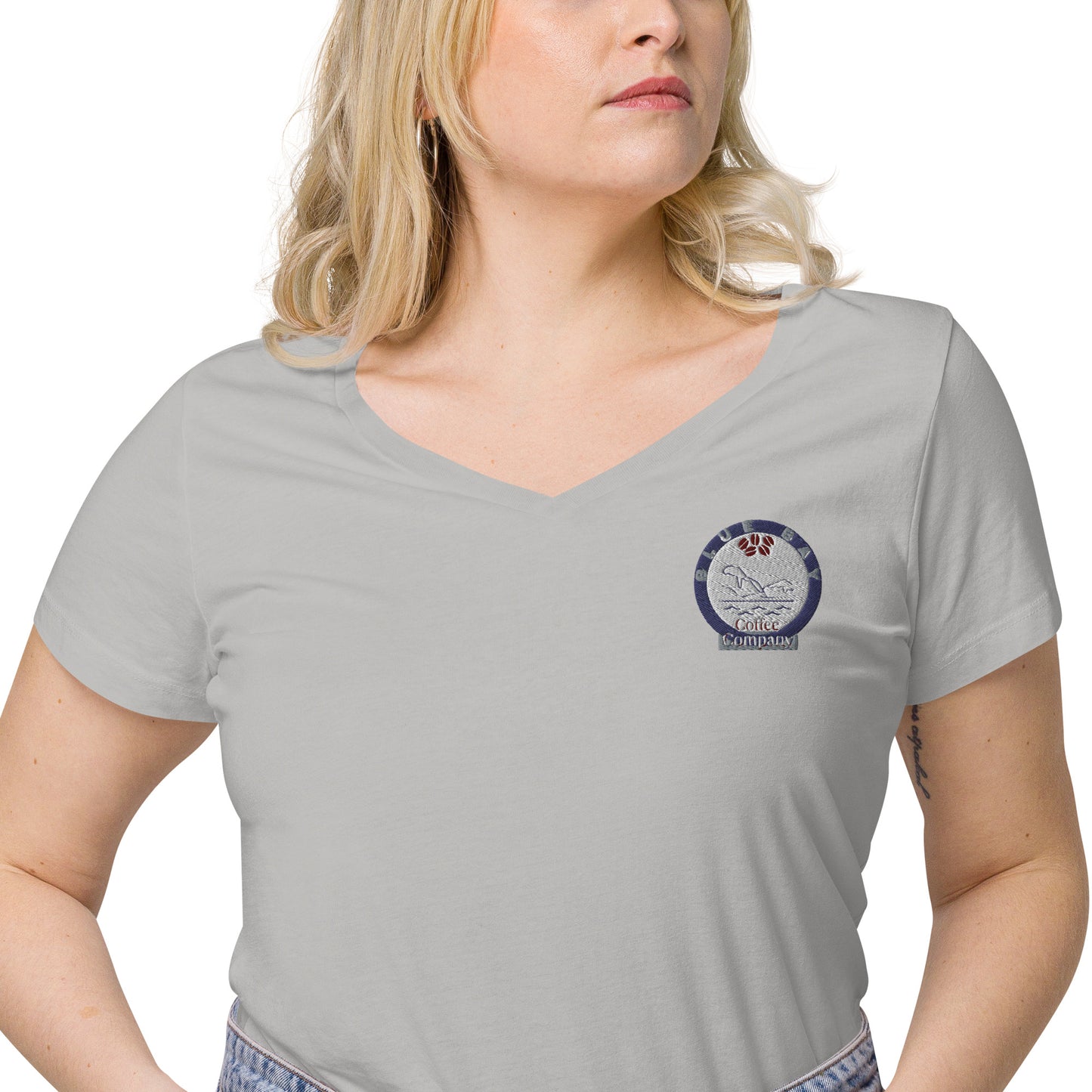 Blue Bay Women’s Fitted V-Neck T-Shirt