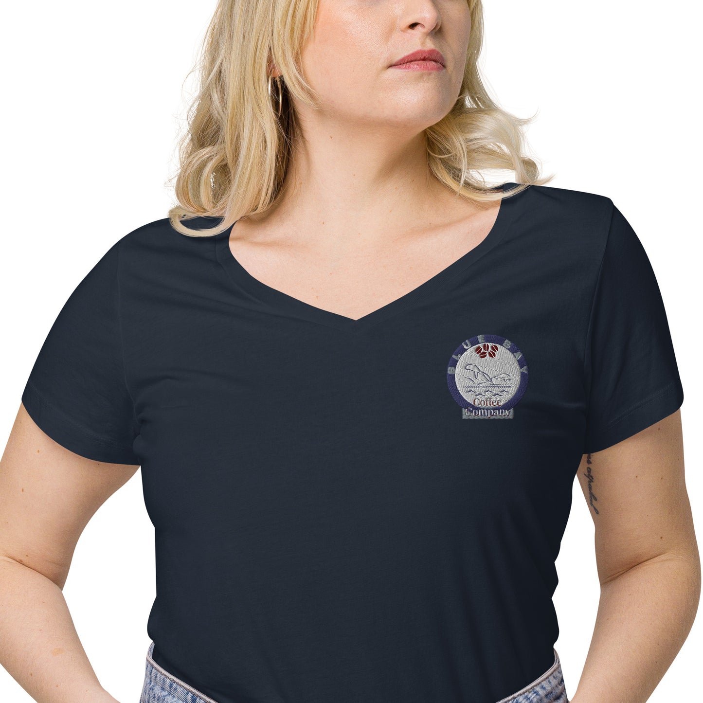 Blue Bay Women’s Fitted V-Neck T-Shirt